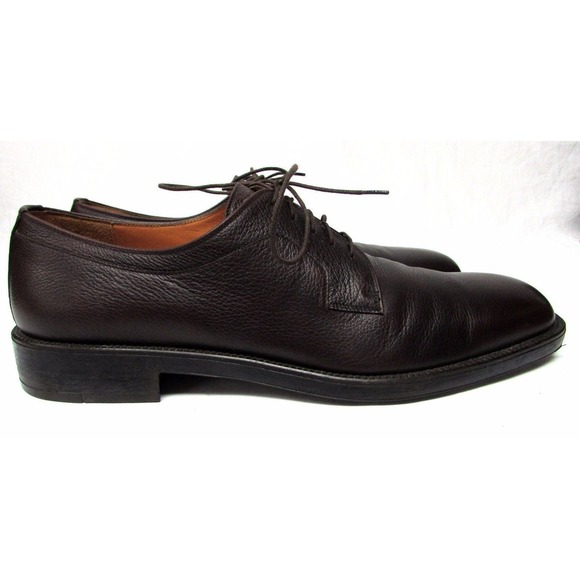 Salvatore Ferragamo Studio men\'s size 11.5 B Brown leather oxfords main image 5